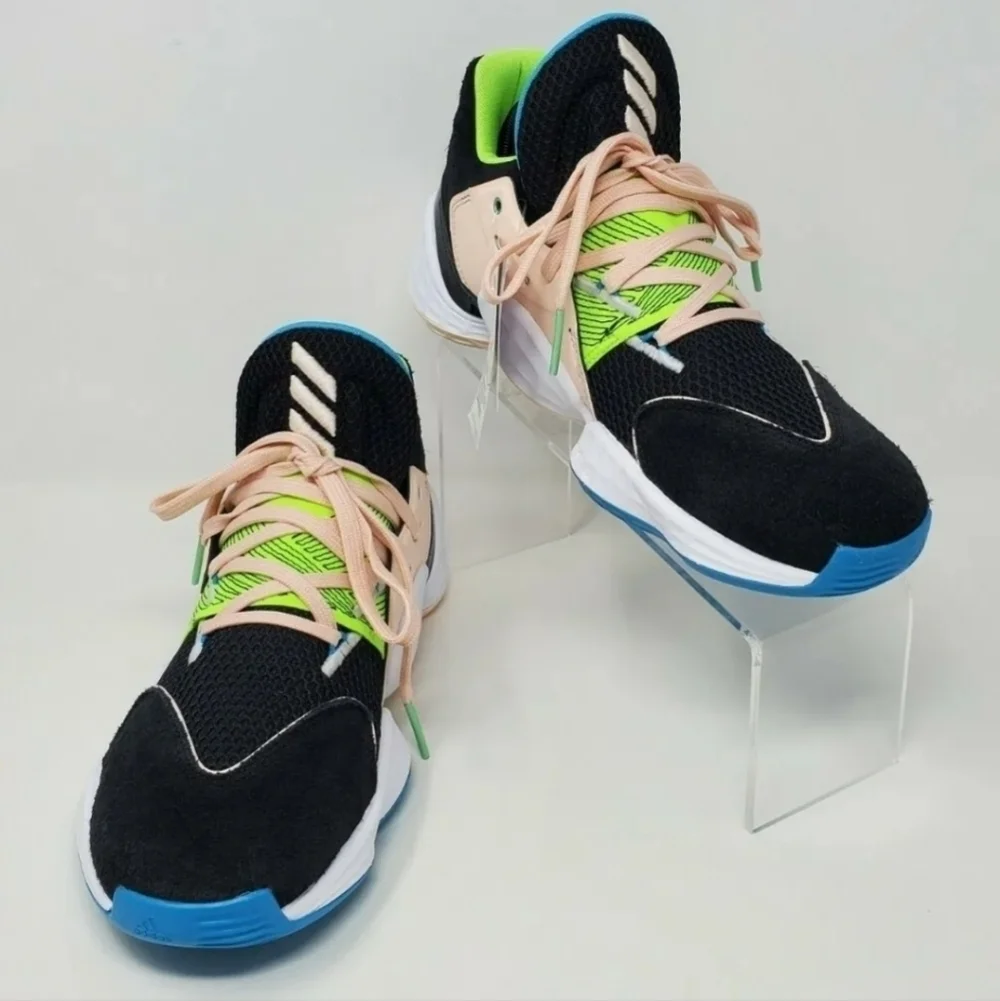 Adidas Harden VOL. 4 GCA FY0874 Black Coral Pink Signal Green Men's Size 7.5 New
